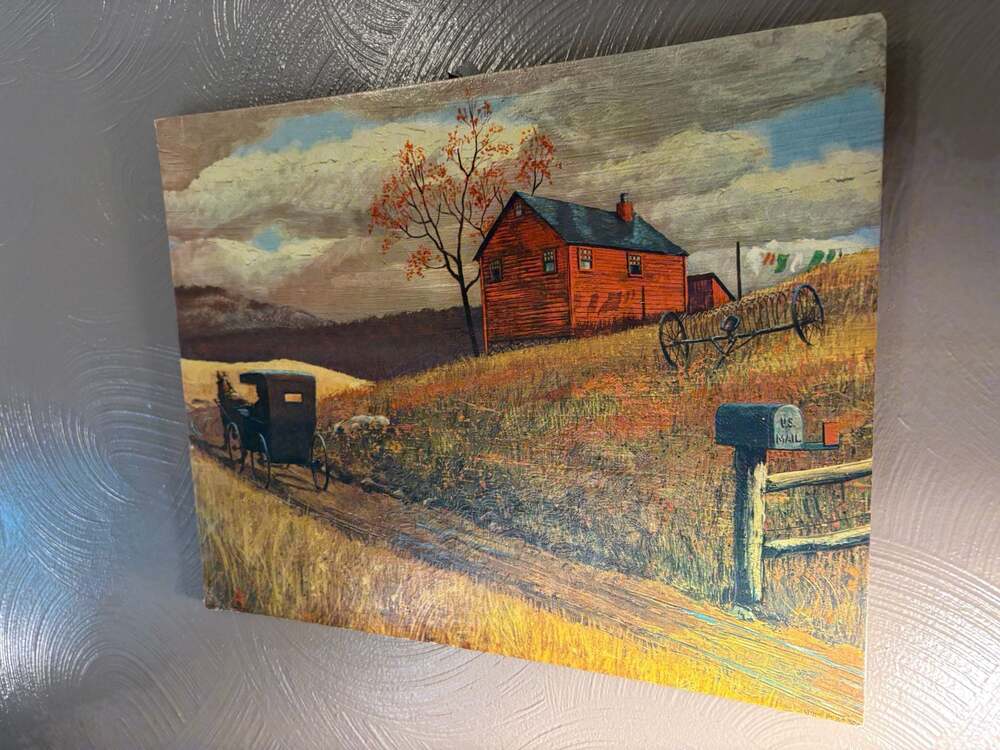 Vintage Guy Coheleach Homecoming Winde Fine Prints Lithograph Art Board